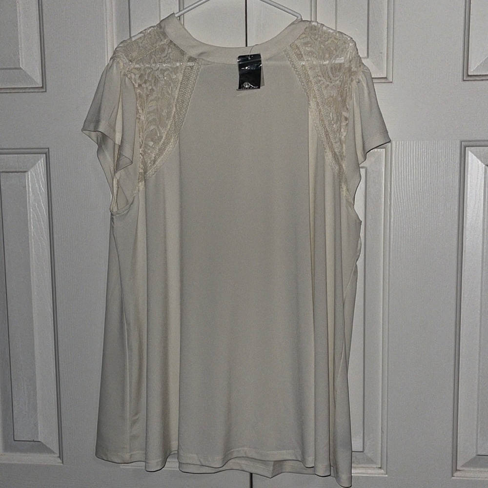 NMT Torrid Crepe Mock Neck Top